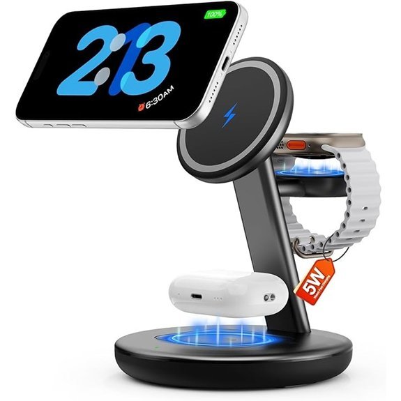 3-in-1 MagSafe Wireless Charger Station for Apple Watch AirPods