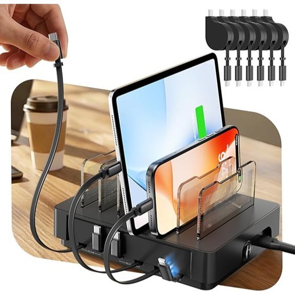 SooPii H1 6-Port PD Charger Station with Cables