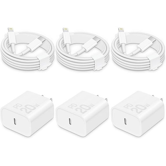CXX 20W USB-C PD Fast Charger (3-Pack)