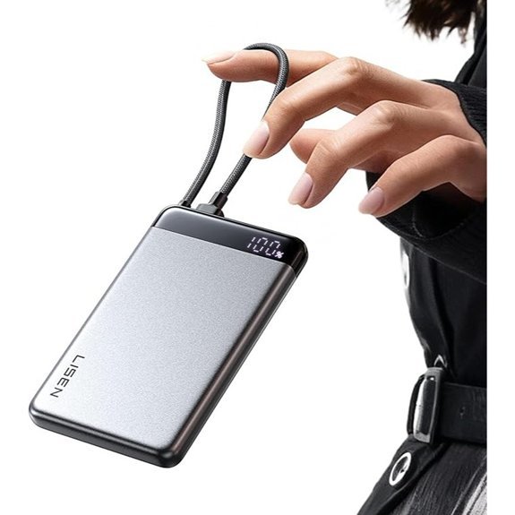 LISEN 0.5 Ultra Slim 10000mAh Power Bank