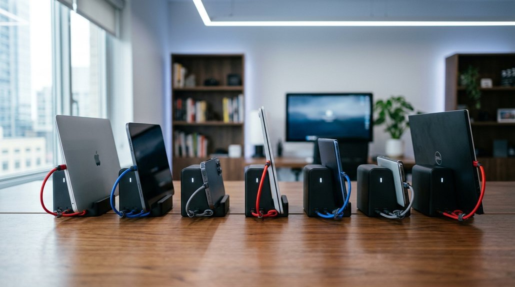 universal charging stations power setup