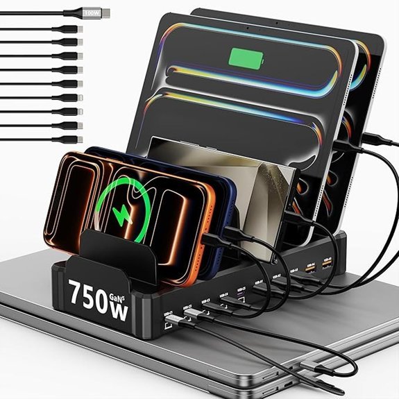 Zobirez 10-Port Fast Charger Station